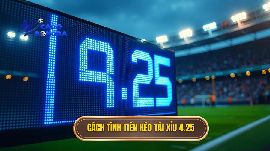 Kèo tài xỉu 4.25 là gì? Giải mã chi tiết và kinh nghiệm đánh kèo 4 1/4 2 2. Cách tính tiền kèo tài xỉu 4.25