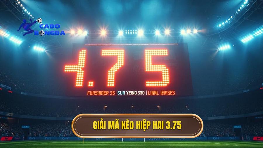 Giải mã kèo hiệp hai 3.75