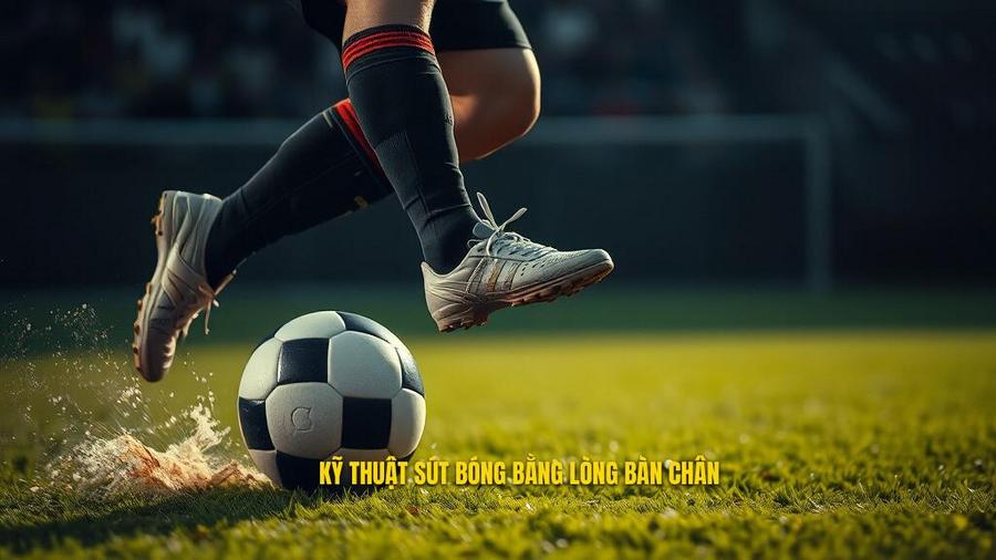  Kỹ thuật sút bóng bằng lòng bàn chân
